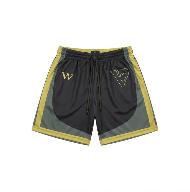 Gold & Black Basketball Jersey, view 6