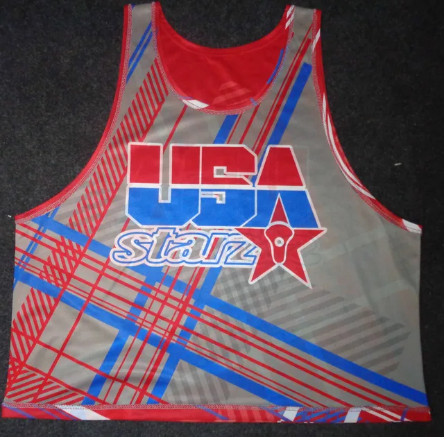 Red, White & Blue Lacrosse Jersey, view 4