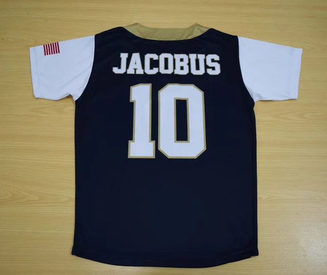 Navy, White & Gold Baseball & Softball Jersey, view 3