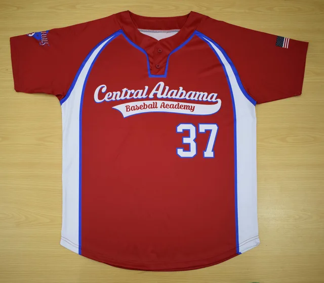 Red, White & Blue Baseball & Softball Jersey, view 2