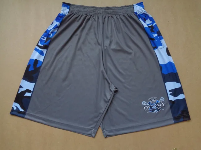 White & Blue Sleeveless Lacrosse Jersey, view 4