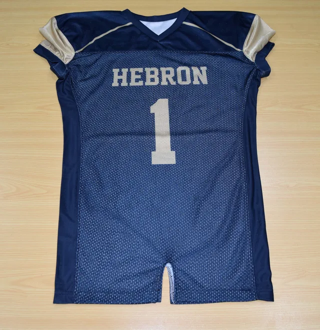 Navy & Grey American Football Jersey, view 2