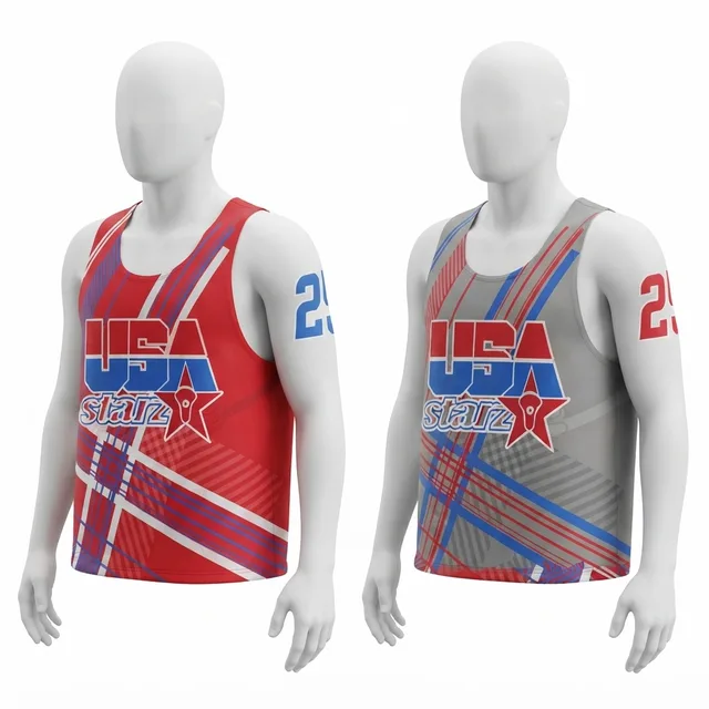 Red, White & Blue Lacrosse Jersey