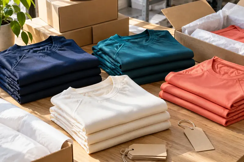 Sportswear finishing and packing